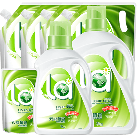 ����Ҽѡ ��Ȼֲ��ϴ��Һ 3kg+1kg+1kg��4+500g �ྻ���� 84.9Ԫ