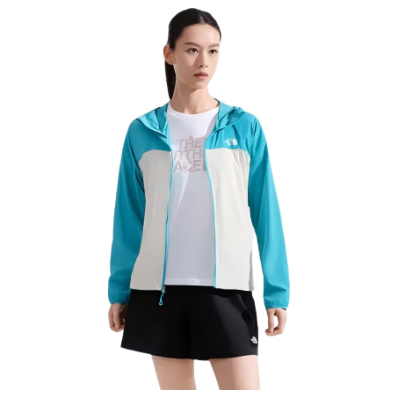 北面女Sun Chase户外多效衣凉感防晒衣防风骑行8CJZ 银河蓝 S