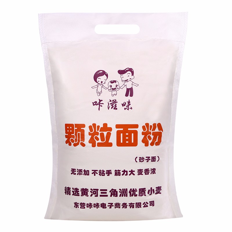 咔滋味 山东面粉麦芯颗粒面粉中筋通用沙子面馒头2.5kg饺子包子