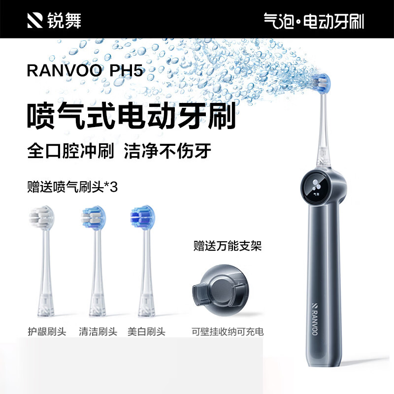 ���裨RANVOO������ҽ�Ƽ� | 2026�����綯��ˢ���˵綯��ˢ���������ͯɨ����������ë���˽�������Ů�� �ѻ�ɫ���滺����حPro�����桿-��3ˢͷ ������ˢ | ���ʵ�һ�� �� ��ѯ�졾50Ԫ�����