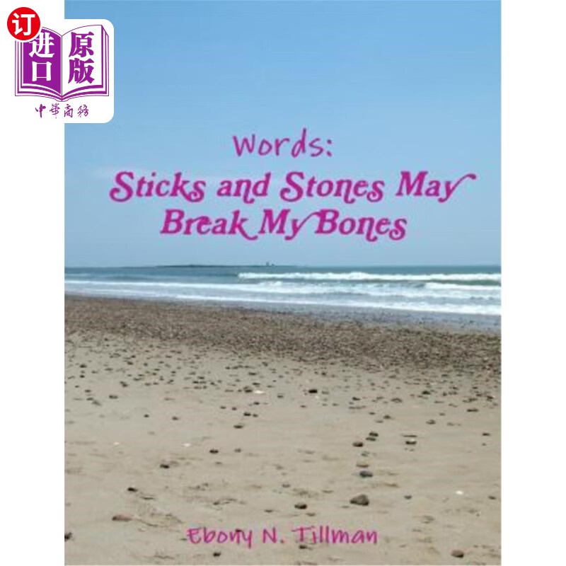 海外直订words: sticks and stones may break my bones 单词:棍子和