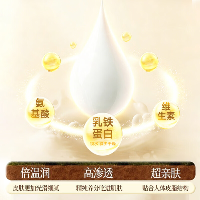 欧丽琦牛奶沐浴露乳液留香持久温和不刺激大容量家庭装清洁柔肤沐浴乳 【拍1发2】牛奶沐浴露500ml