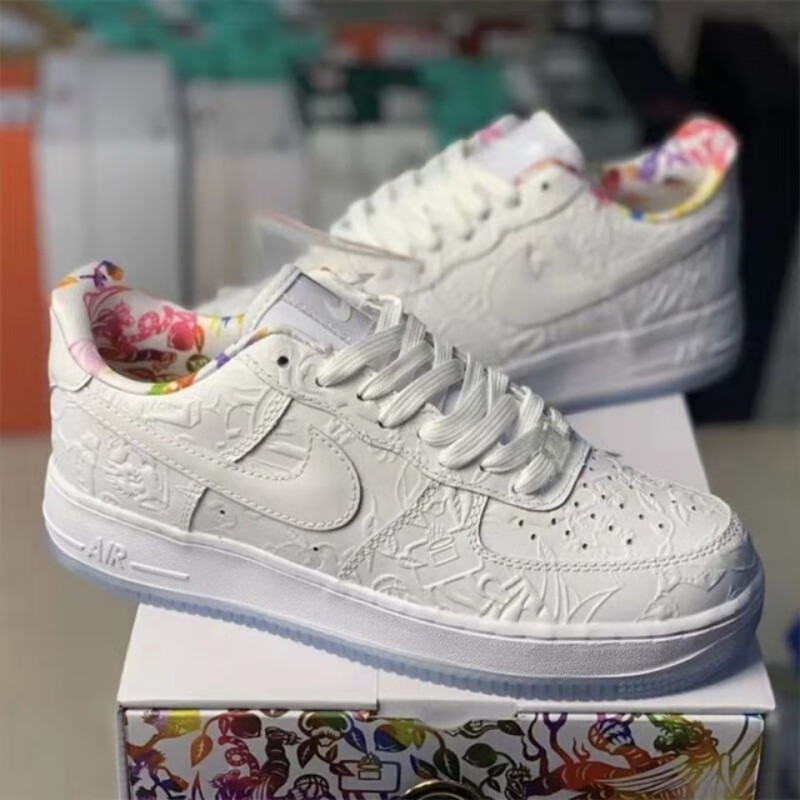 nike耐克休闲鞋小白 af1 空军一号 剪纸 鼠年限定 男女情侣低帮休闲