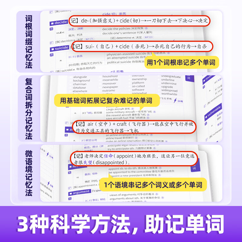 【官方旗舰店】2027考研词汇闪过单词书线装版考研英语5500词汇默写本真题配套 【2027】考研词汇闪过 【旗舰版】可平铺