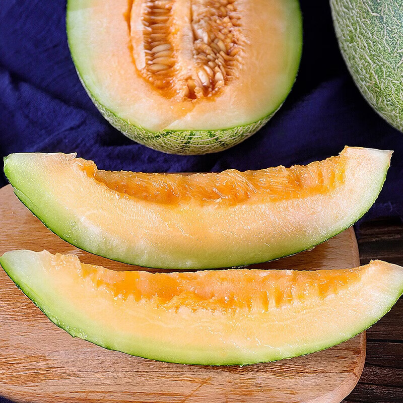 果食鲜丰海南哈密瓜水果整箱当季时令水果年货送礼 净重4.5-5斤【手工挑选】