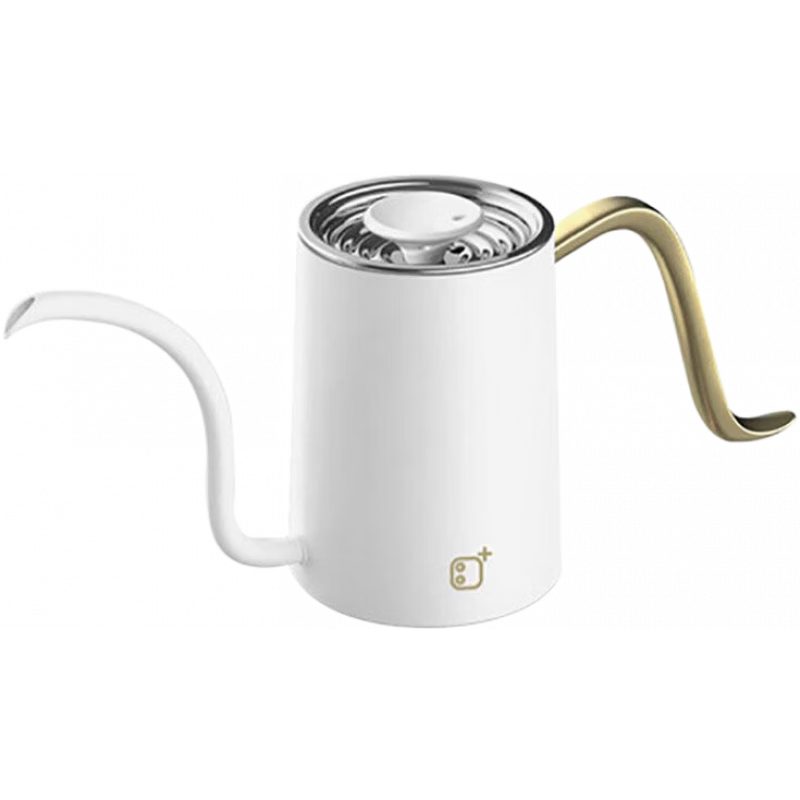 BREWISTA不銹鋼迷你手沖咖啡壺家用滴濾式細(xì)長(zhǎng)嘴掛耳沖泡壺480ml 白色