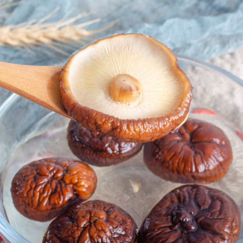 荣平小厨香菇250g古田特产珍珠香菇冬菇蘑菇干货香菇金钱菇煲汤