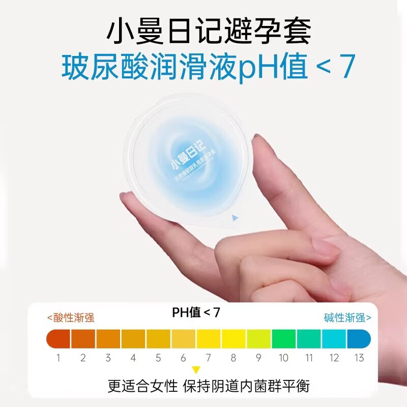 小曼日记节奏舵手 001隐形超薄 延时持久甜蜜暴击玻尿酸超薄避孕 【甜蜜暴击】10只
