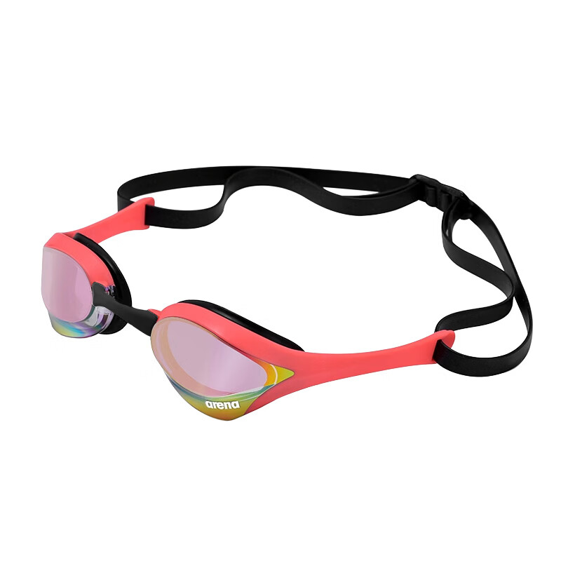 阿瑞娜（arena）进口竞技竞速眼镜蛇游泳镜男女士防雾先锋高清比赛专业泳联认证 26年新色-粉色（PKPK） 平光