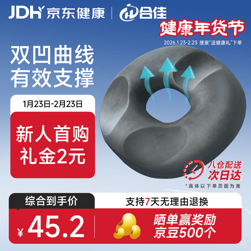 合佳痔疮坐垫夏季办公室尾椎骨骨折孕妇术后产后中空透气久坐神器垫子