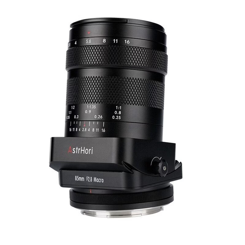 巖石星【新品】巖石星85mmF2.8微距移軸微單眼相機(jī)定焦鏡頭適用於Ez相機(jī) 移軸+微距1：1 E口(全畫幅)_黑色_標(biāo)配