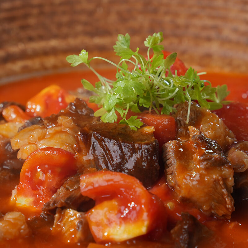 阳家私坊大块番茄火锅底料小包装家用番茄酱商用0添加西红柿汤料米线调料 原味300克*1袋