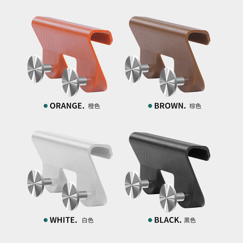 深蓝汽车S07/L07手套箱挂钩副驾驶车载收纳挂钩汽车装饰用品MY 深蓝S07/L07CD纹-双挂钩橙色1个