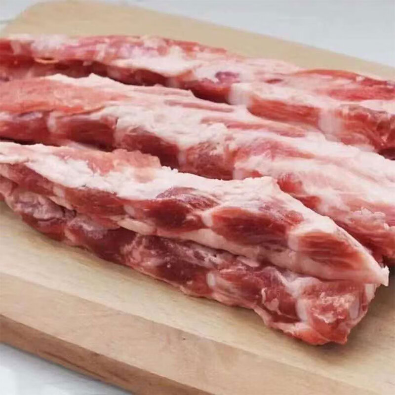 邻荣冷冻新鲜胸骨批发纯土猪排骨软骨脆骨排骨边软边食材煲汤包邮年货 4斤猪胸软骨
