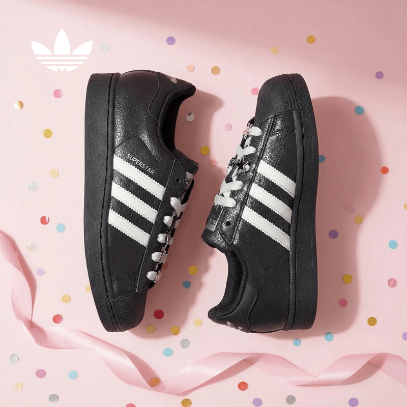 阿迪达斯（adidas）三叶草系列 女 SUPERSTAR II W 休闲鞋 IH1628 黑色 38