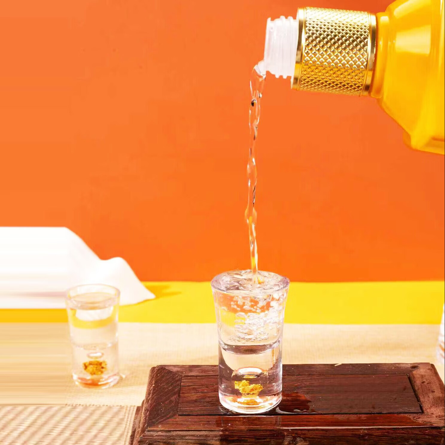 永丰牌北京二锅头清香型白酒 粮食酿造 年货送礼白酒礼盒装 婚宴喜酒 42度 500mL 6瓶 龙云坡(黄)整箱装