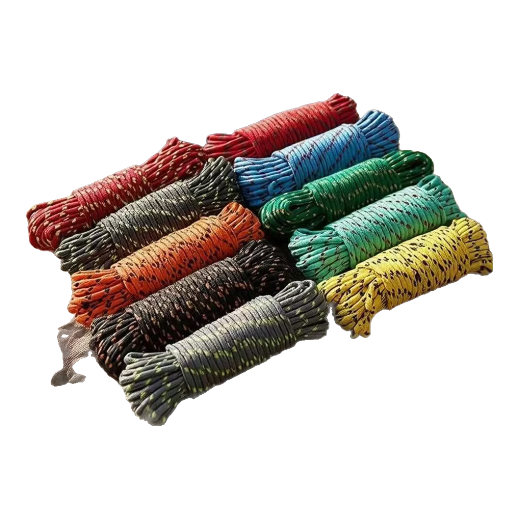 【京东物流】加粗尼龙晾衣绳晒衣绳挂衣绳户外捆绑汽车用品 5米【颜色随机】 一条装