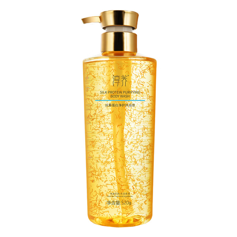 淳养丝素蛋白控油蓬松洗发水氨基酸去屑止痒洗头膏烫染护色芳香洗发露 净护沐浴液(控油保湿)520g
