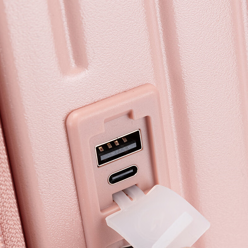 Walker Shop品牌行李箱新款宽拉杆旅行箱结实耐用大容量侧开盖登机行李箱 黑色 20英寸 【可登机】