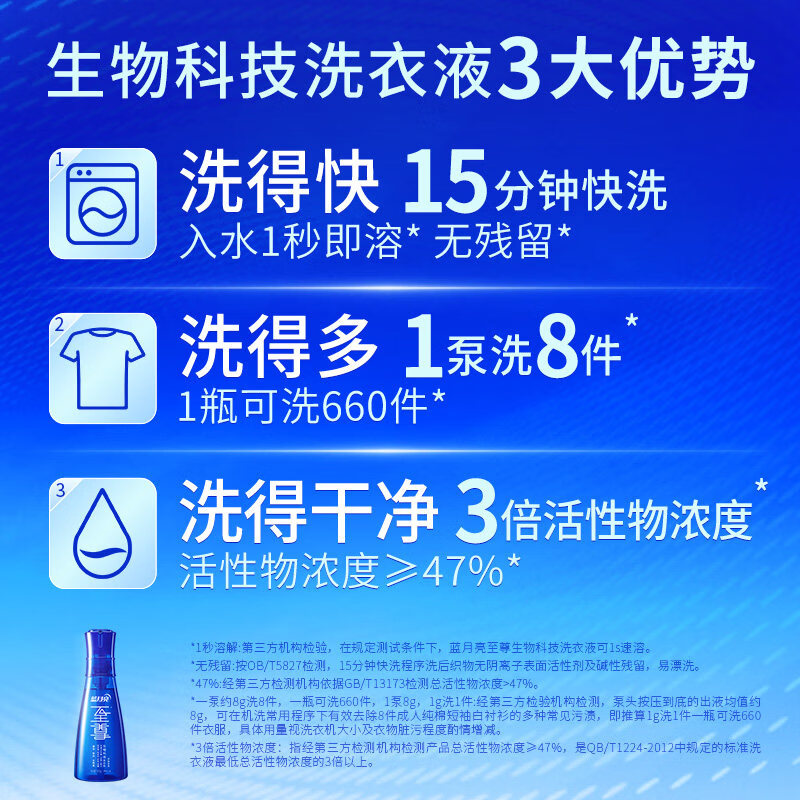 蓝月亮至尊洗衣精华浓缩洗衣液 【组合装】至尊洗衣液660g+预涂神器500g 适合快洗
