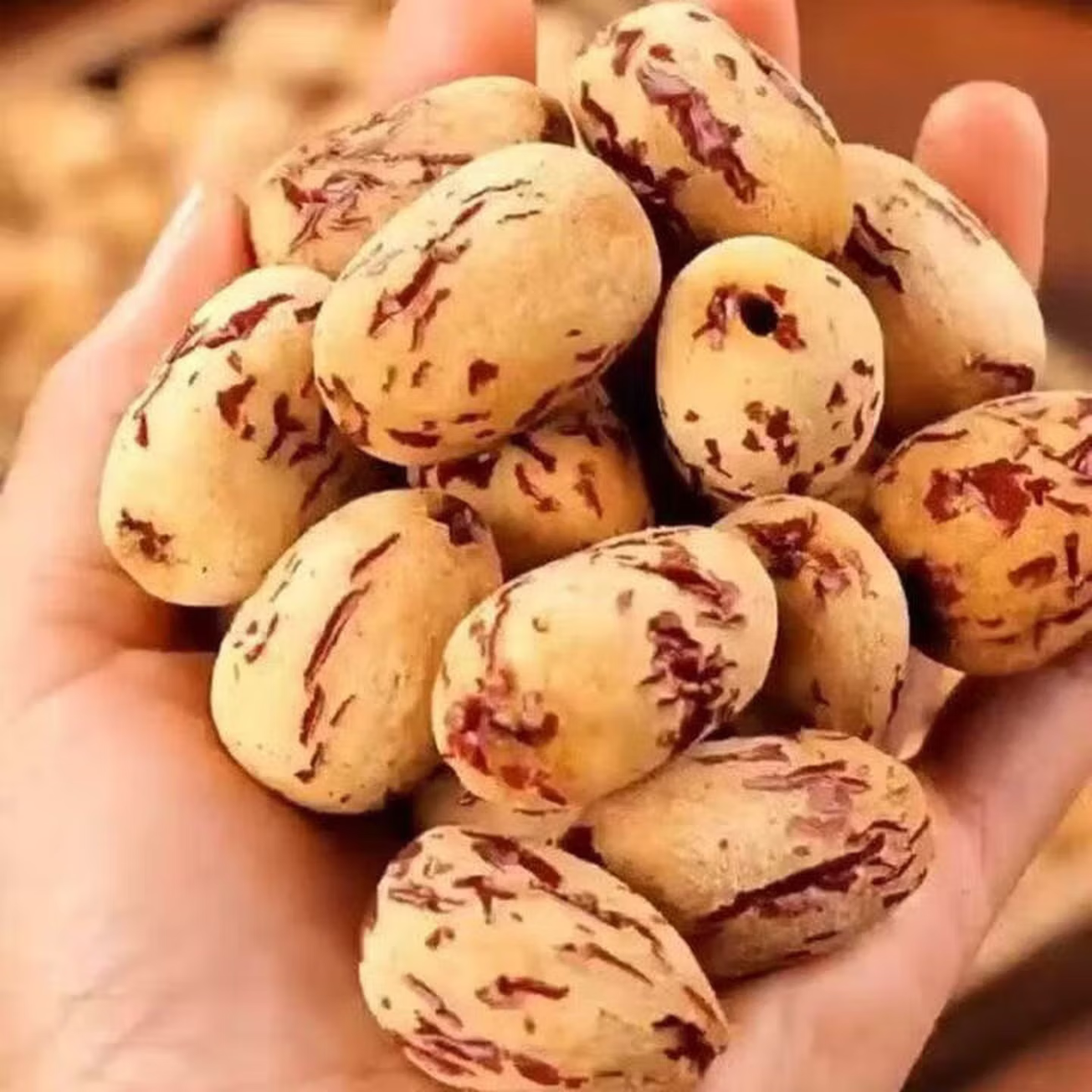 去皮去核烘干红枣若羌虎皮煮粥新疆灰枣无核即食免洗 500克