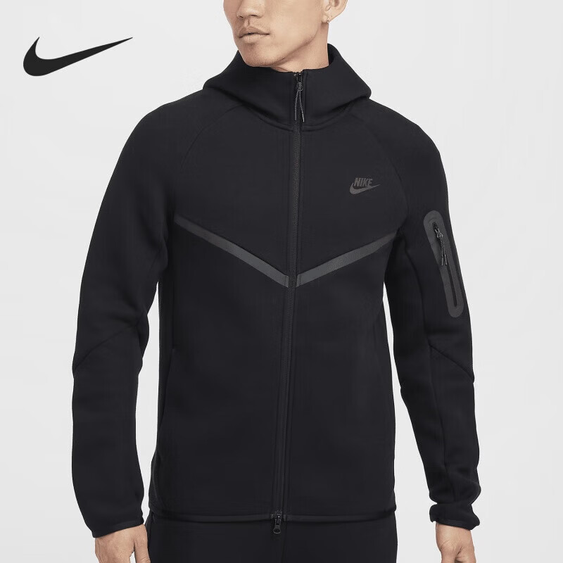 耐克（NIKE）风行者外套男装2026春季新款训练户外运动服跑步连帽夹克休闲上衣 HV0950-010 L