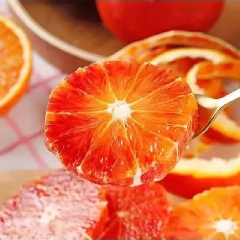 余悦正宗塔罗科血橙【现摘现发】应季水果红心橙子四川红血橙整箱送礼 带箱9斤【优选果丨单果60-70mm】净8斤