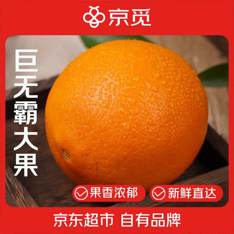 京觅江西赣南脐橙 4粒橙子 巨无霸大果300g起年货纽荷尔水果源头直发