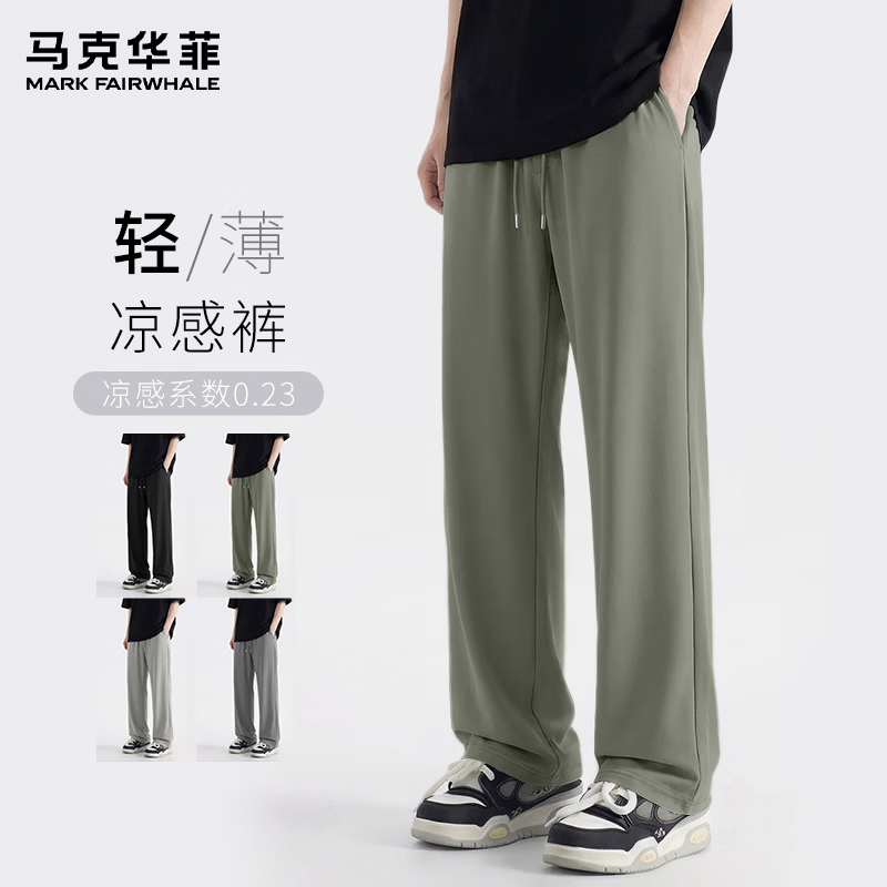 ���˻��ƣ�MARK FAIRWHALE����˿�ٸ��ᱡ���������п������ļ�ֱͲ��˳�������п����˶���װ ����#��ɫ 5XL 49.9Ԫ