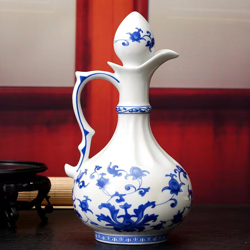 杏花村特产汾酒产地475ml青花20二十原浆清香型一壶老酒高度白酒 53度