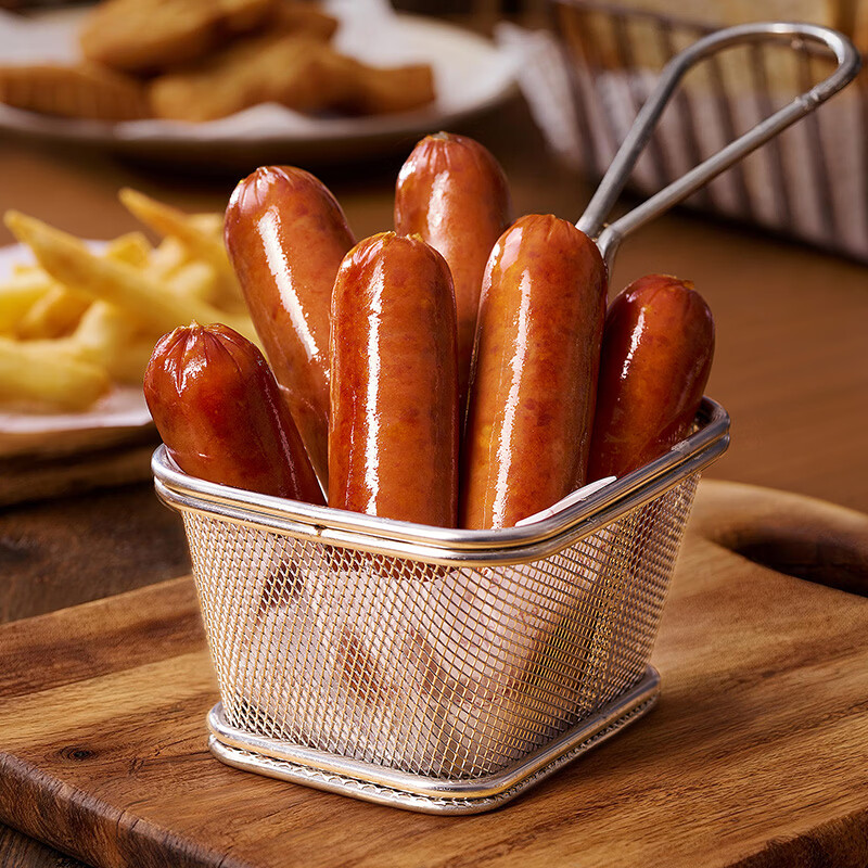 荷美尔（Hormel）加州火腿片150g*3包早餐三明治沙拉随意火腿德式香肠一口香鸡肉肠 【顺丰冷运】车达芝士肠180g*3包（效期至26.4）