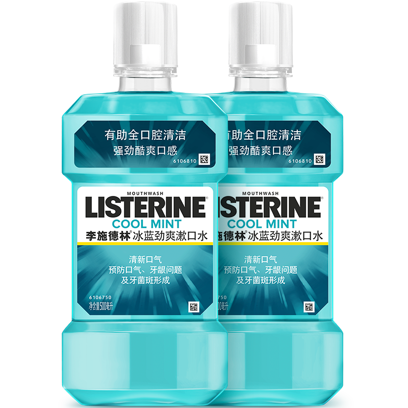 ��ʩ���� (Listerine)��������ˮ������ˬ����ϸ��������¿���500mL*2