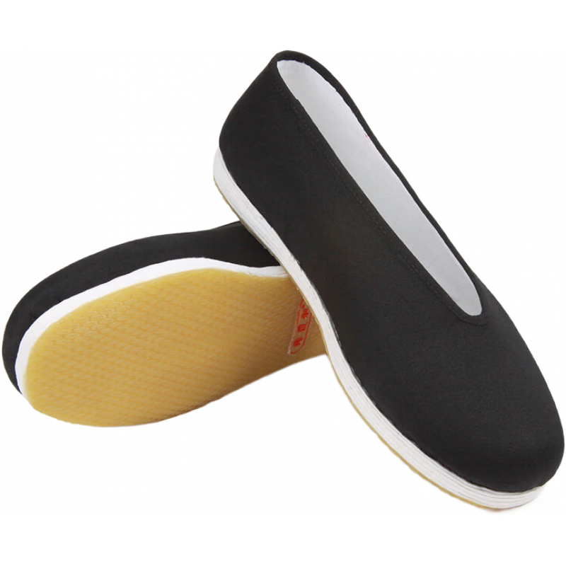 同升和【正品】老北京布鞋男傳統(tǒng)千層底布鞋休閑國風(fēng)男鞋貼膠防滑鞋子 黑色 39