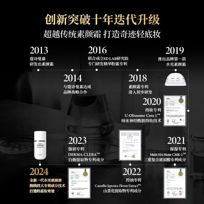 Sudee素玳水光素颜霜裸妆提亮肤色隔离遮瑕学生党懒人身体素颜霜 50ml