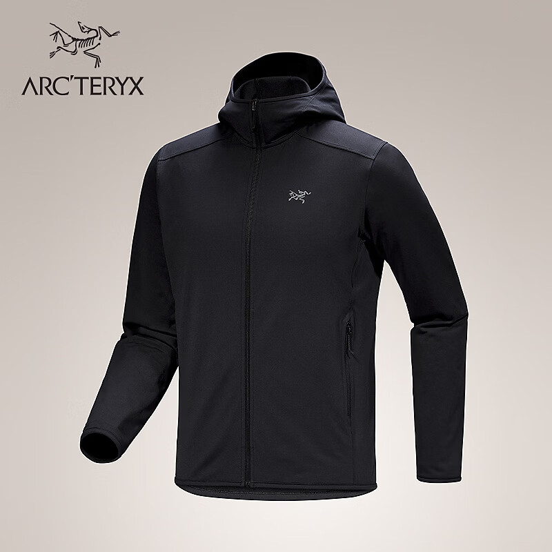 ARC'TERYXʼ���� KYANITE LIGHTWEIGHT HOODY ��ů ���� ץ���� BLACK/��ɫ M 1600Ԫ