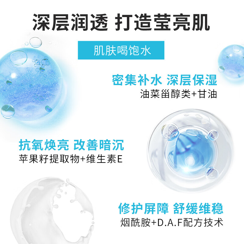 贝德玛（BIODERMA）【官方正品】沁润水保湿补水亮肤润妍干皮爽肤水舒缓水润  沁润水250ml