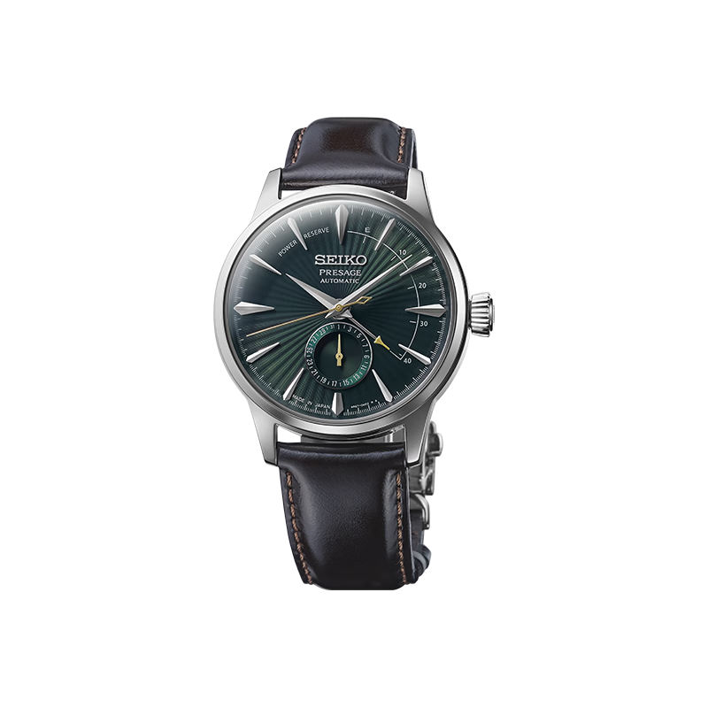 精工（SEIKO）手表 Presage鸡尾酒系列商务复古机械腕表【礼物】SSA459J1