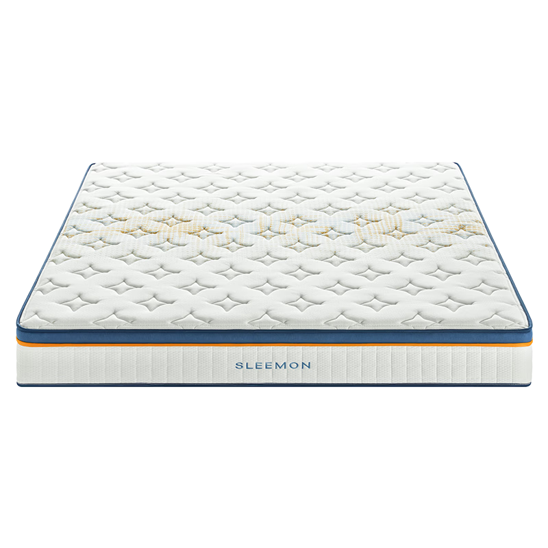 喜臨門躺躺pro迷霧棕+夢(mèng)蝶pro組套 乳膠獨(dú)袋椰棕床墊 雙人皮床 1.5x2米