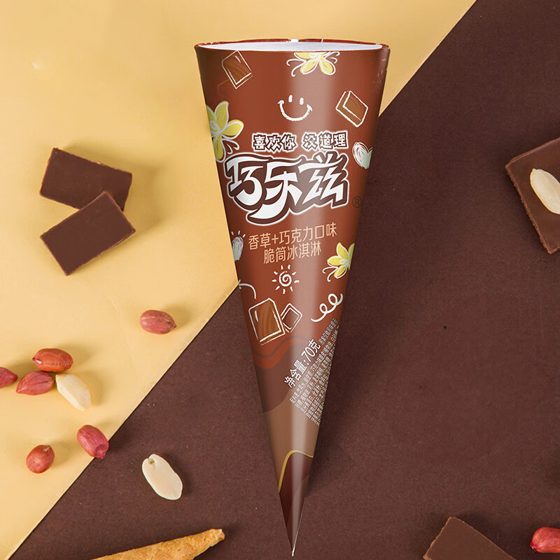 伊利巧乐兹脆筒多口味组合套装935g共11支