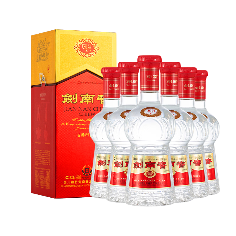 Jiannanchun/���ϴ� ˮ���� 52?Ũ���� 6ƿ 558ml 2370.53Ԫ