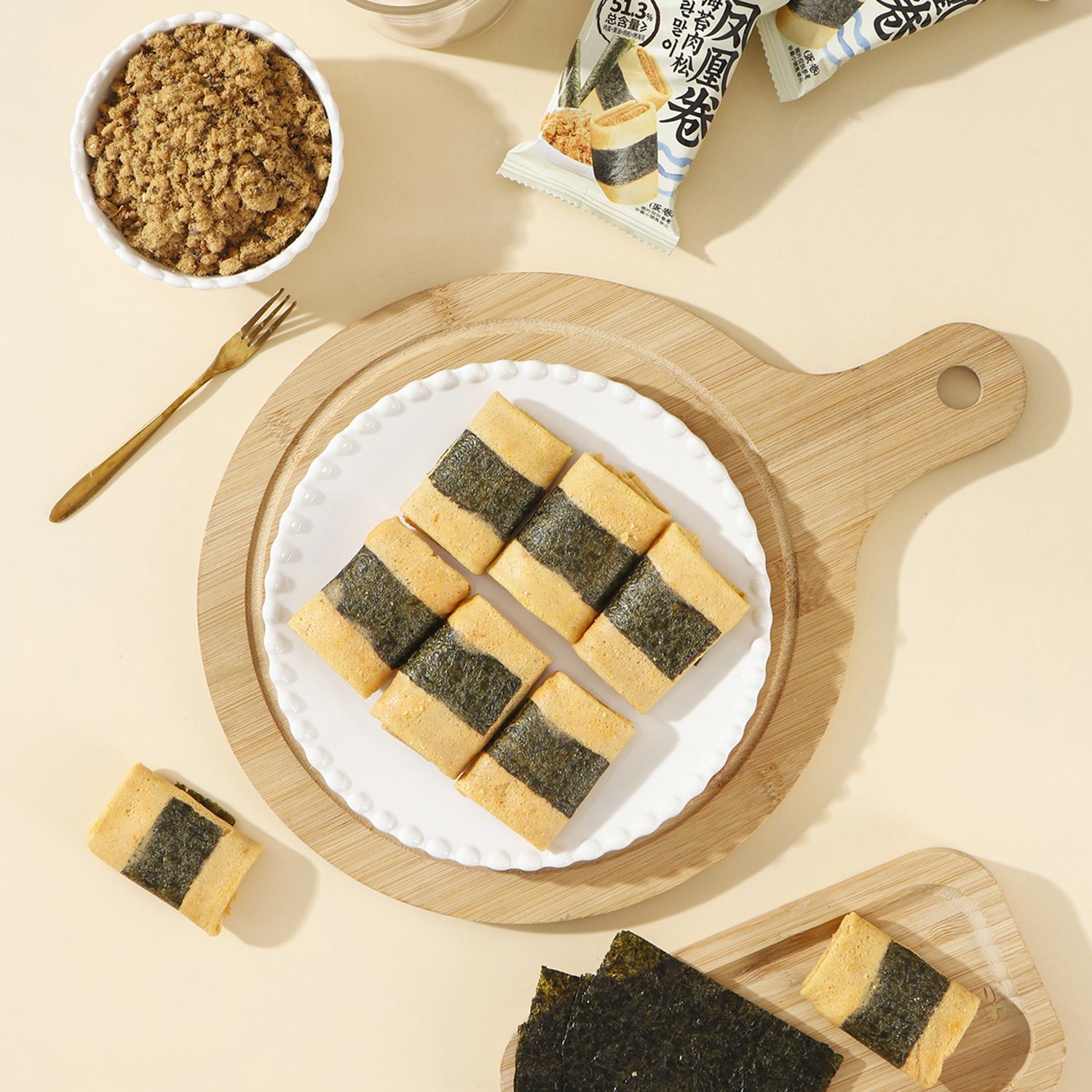 妙可熊凤凰卷蛋卷238g早餐代餐海苔港式解馋茶点零食小吃中式糕点送礼 【热卖】妙可熊凤凰卷1盒