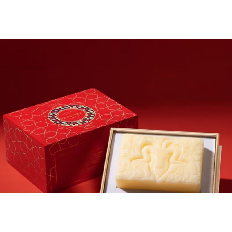 韩蔻萱伊夏hih赵梦澈奢貌山羊奶皂圣诞升级版100g控油保湿除螨皂定 除