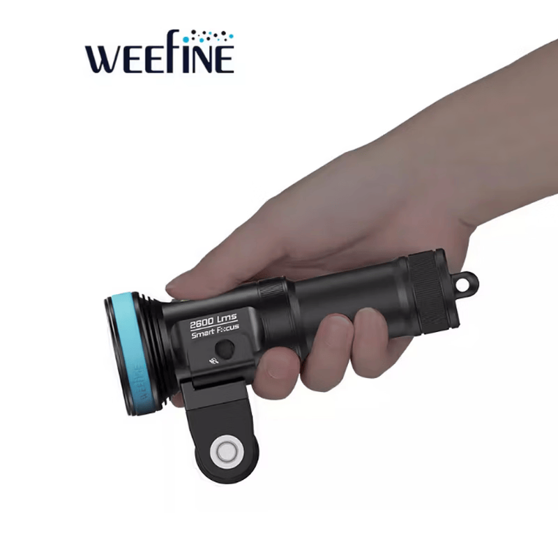 WEEFINE潜水防水手电WEEFINE WF103 强光补光灯多功能专业水下聚光泛光灯