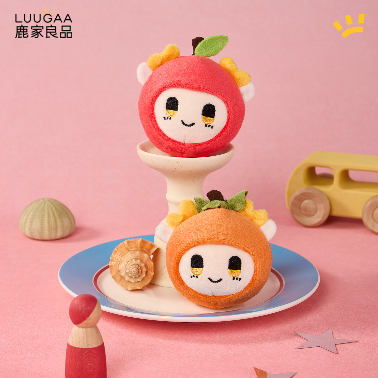 鹿家良品（LUUGAA）鹿西西水果头子 好柿鹿西西*1个