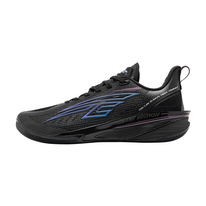 乔丹（QIAODAN）男鞋篮球鞋FE4.0夏季新款透气减震耐磨回弹实战舒适学生战靴 黑色 42