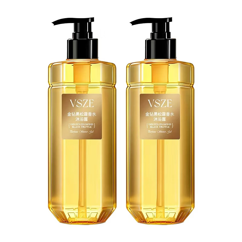 VSZE黑松露香水沐浴露男女士持久留香清爽净澈香氛沐浴油沐浴露高档 【大牌同香】黑松露沐浴露500ml*2瓶