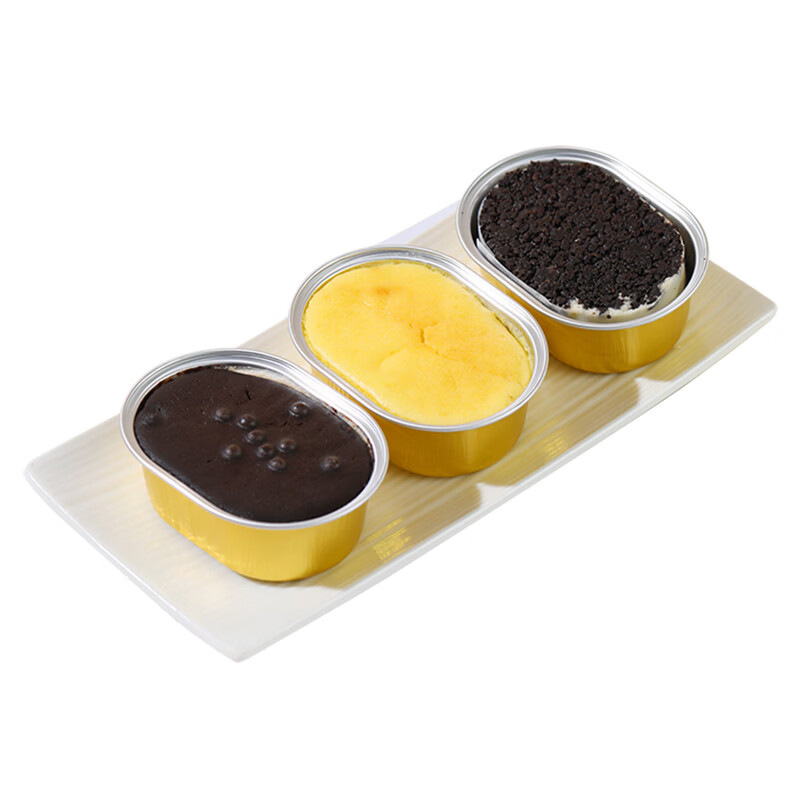 慕小仙半熟芝士210g/盒甜品甜点糕点点心零食下午茶早餐礼物礼盒 【3盒】原味+奥利奥味+巧克力味共3盒