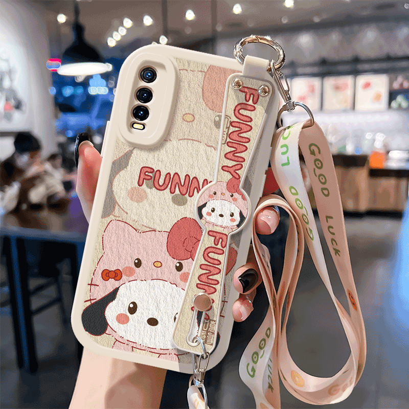 waidm斜挎适用vivoy51s手机壳女新款全包防摔vivo y51s腕带挂绳保护套