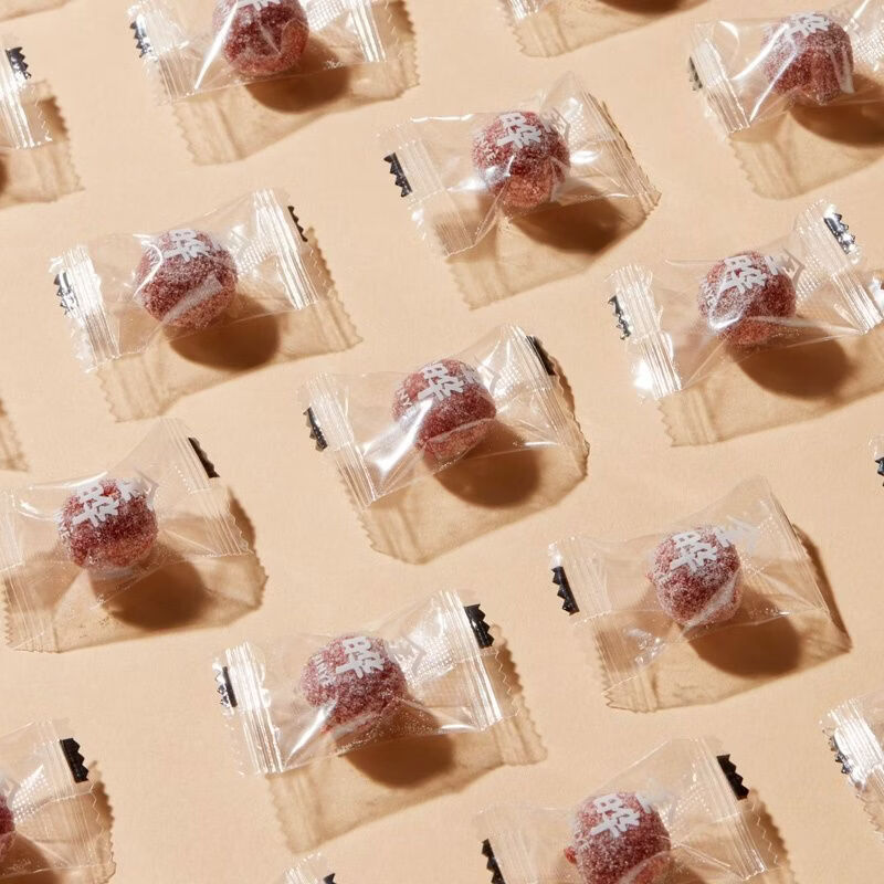 金曄單粒裝山楂球雪麗球整箱餐飲休閑零食獨立包兒童山楂蜜餞 單粒球1斤裝約100粒