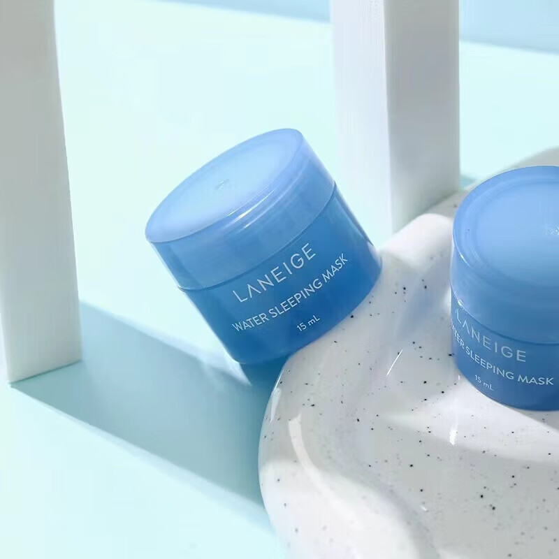 兰芝 免洗睡眠修护面膜 15ml/瓶 夜间免洗舒缓保湿涂抹补水 兰芝睡眠面膜免洗正品15ml*5